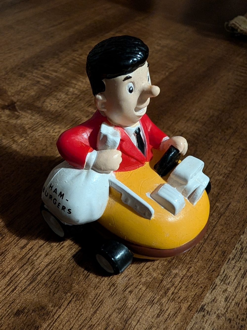 vintage 1992 Sonic Drive-In Wacky Pack kids' meal toy "Burger Man" Collectible